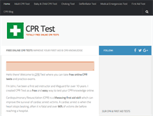 Tablet Screenshot of cpr-test.org